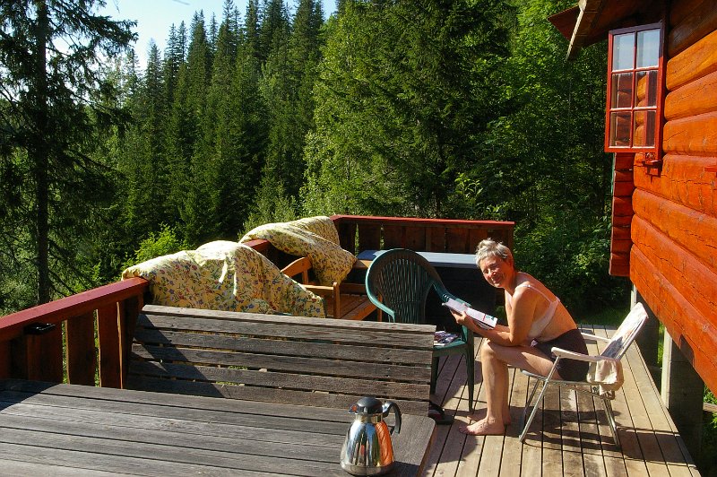 Imgp6280.jpg - I solveggen på Elgbakken